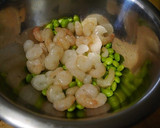エビと枝豆のかき揚げ丼作り方1写真