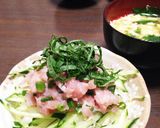 特売マグロで！！ねぎトロ丼作り方5写真