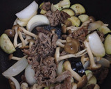 簡単激ウマ！牛肉となすのマヨぽん酢炒め作り方3写真
