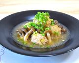 豚ひき肉団子のみぞれ煮♪作り方9写真