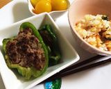 簡単♪スタミナたっぷり肉詰めピーマン♡作り方5写真