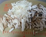 ハンバーグソース きのこあん作り方1写真