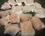 チキンソテーのせ、サラダごはん作り方2写真