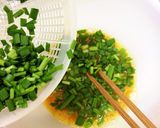ばあちゃんの味！ニラの薄焼き卵焼き作り方6写真