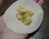 餃子の皮で、バナナパイ作り方2写真