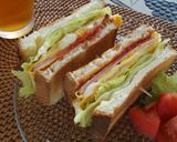 ランチ&お弁当に☀ハムエッグサンドイッチ作り方9写真