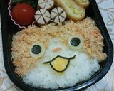 妖怪ウォッチ☆簡単キャラ弁♡じばにゃん作り方6写真