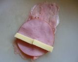 ハムとチーズのロールカツ♪作り方1写真