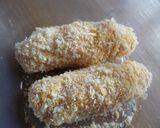 ハムとチーズのロールカツ♪作り方3写真