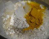 カレー風味☆竹輪とインゲンのかき揚げ♪作り方3写真