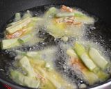 カレー風味☆竹輪とインゲンのかき揚げ♪作り方5写真