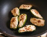 鶏つくねピーマン詰めの甘辛トロトロ餡かけ作り方9写真