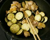 m鶏と茄子の和風ケチャップ炒め作り方5写真