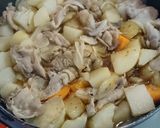 黄金比率!懐かしい給食味の肉じゃが!作り方9写真