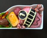 簡単♪トッキュウジャーキャラ弁 トッキュウ1号作り方10写真