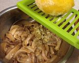 冷凍レモンのすりおろし入り！イカの塩辛。作り方5写真