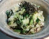 茹でキャベツの塩こんぶ和え作り方3写真