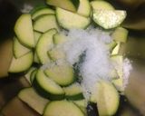 ズッキーニの辛子あえ作り方1写真