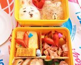 LINE弁当 コニーちゃん＆ブラウンさん作り方6写真