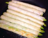 エビとアスパラの春巻き焼き作り方8写真