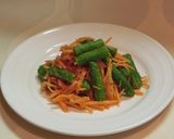 人参とさやいんげんのきな粉和え作り方3写真