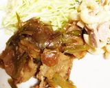豚バラとブロッコリーの茎のしょうが炒め作り方7写真