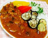 さっぱり♪トマト味の夏野菜カレー作り方12写真