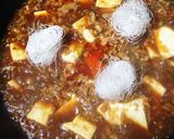 両方食べたい！欲張り麻婆豆腐春雨作り方4写真