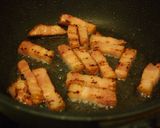 夏バテに厚切りベーコンと茄子のカレー炒め作り方1写真