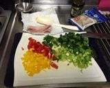 野菜とベーコンと魚介のタブレ、バジル風味作り方3写真