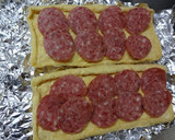 うすあげとサラミのチーズ焼き作り方3写真