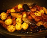 夏バテに厚切りベーコンと茄子のカレー炒め作り方4写真