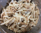 懐かし〜！大根とマグロフレークのサラダ作り方4写真