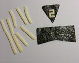 簡単♪トッキュウジャーキャラ弁　2号作り方1写真