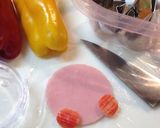 カービイとメタナイトのラクラク弁当☆作り方1写真