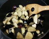 簡単さっぱり鶏肉となすの アンチョビ炒め作り方2写真