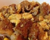 揚げないで焼くだけ！簡単！豚玉とじ作り方6写真