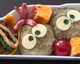 簡単♪トトロキャラ弁　まっくろくろすけ作り方6写真