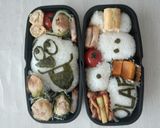 海苔だけでオラフ☆アナと雪の女王♡のり弁作り方6写真