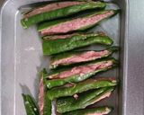 万能だれで万願寺唐辛子の肉詰め作り方3写真