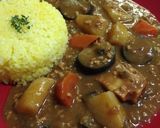 夏野菜＊ナスカレー&ターメリックライス作り方2写真