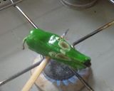 最速のモズのはやにえ（早贄）作り方1写真