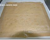 バナナとティーカスタードのロールケーキ作り方18写真