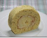 バナナとティーカスタードのロールケーキ作り方26写真