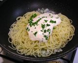 たらこクリームソース・スパゲティ作り方4写真