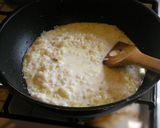 たらこクリームソースの洋風おじや作り方3写真