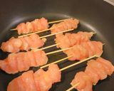 鶏ムネ串焼き　玉ねぎソースのせ作り方7写真