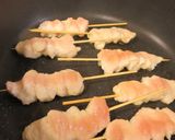 鶏ムネ串焼き　玉ねぎソースのせ作り方8写真
