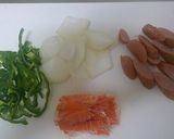 カレールーで作るスパゲッティ♪作り方2写真