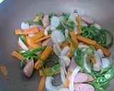 カレールーで作るスパゲッティ♪作り方5写真